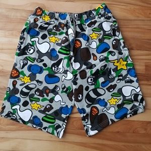 Bape & Ape Baby Milo x Kaws zipper shorts